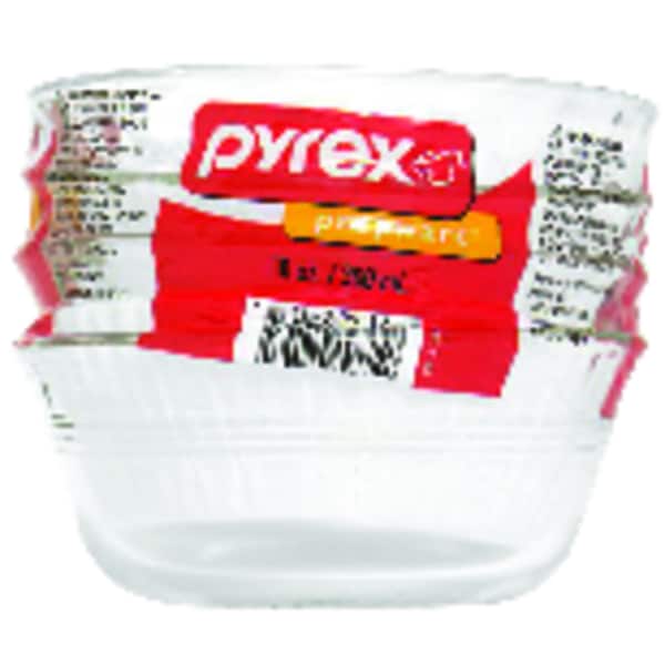 Pyrex Pyrex 4.88 in. W X 4.88 in. L Custard Cups Clear 4 pk 6001143 - main